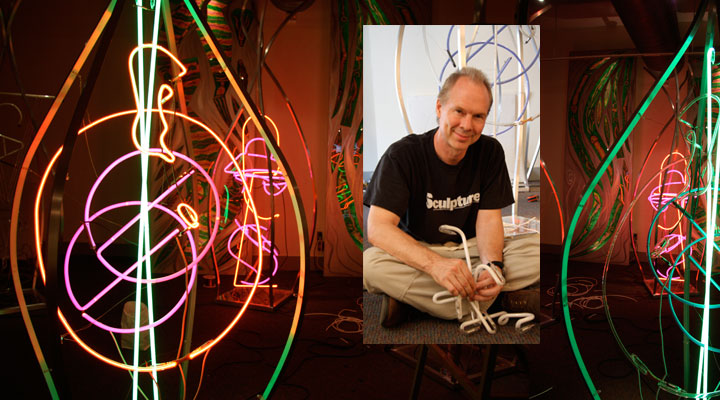 3D Neonscapes by Russ RuBert